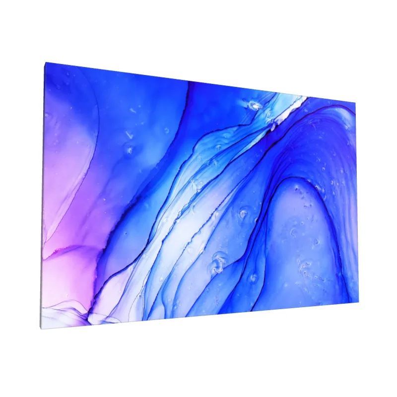 Tablou canvas: Fluxuri de Albastru și Mov în Artă Fluidă - Image 1