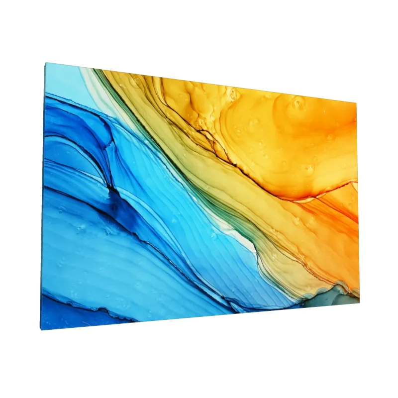 Tablou canvas: Valuri Abstracție în Culori Vii - Image 1