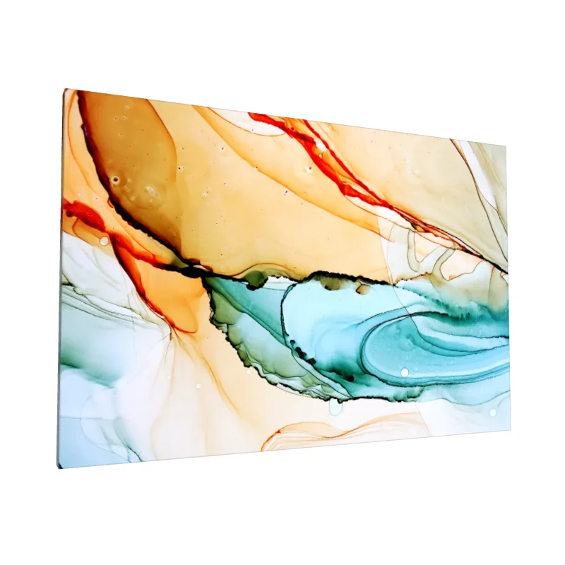 Tablou canvas: Compoziție Fluidă în Tonuri de Pământ - Image 1