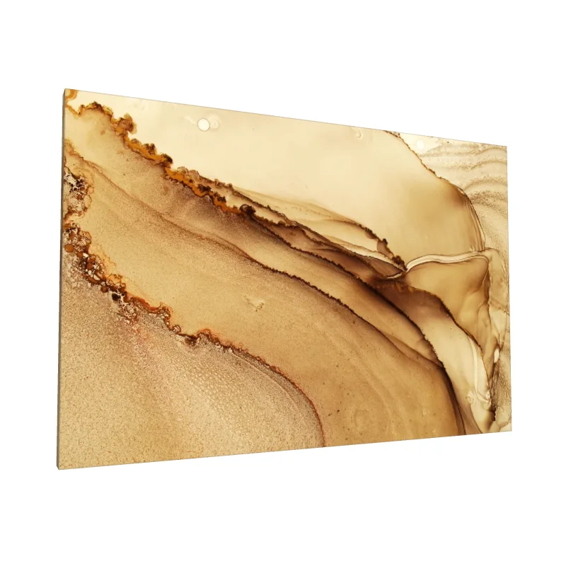 Tablou canvas: Texturi Aurii Abstracție Fluidă