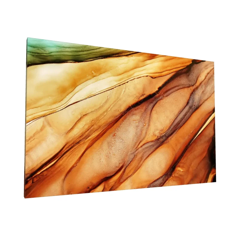 Tablou canvas: Texturi Abstracție în Tonuri Pământii - Image 1