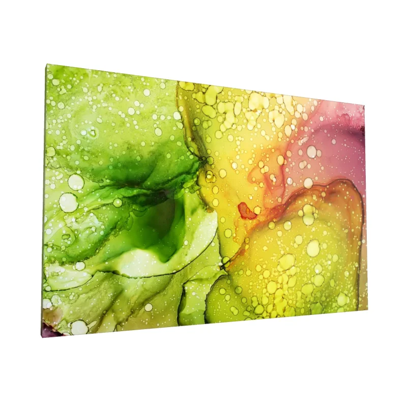 Tablou canvas: Fuzionare de Culori în Tentații Abstracte - Image 1