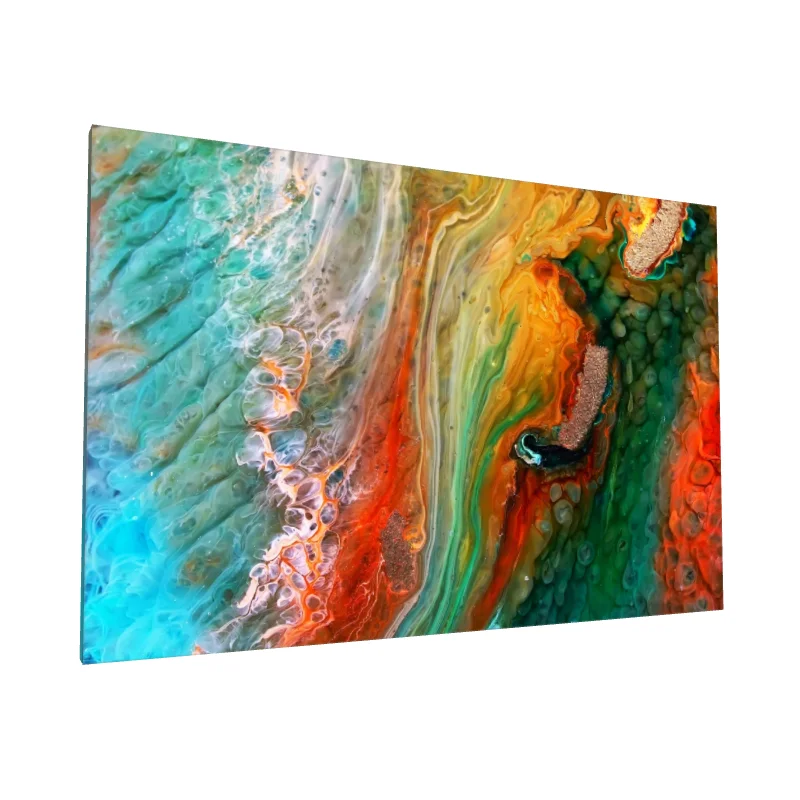 Tablou canvas: Furtună de Culori în Stil Abstract - Image 1