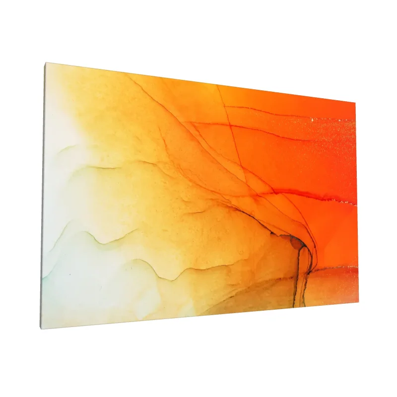 Tablou canvas: Vârtej de Culori Portocalii și Galbene - Image 1