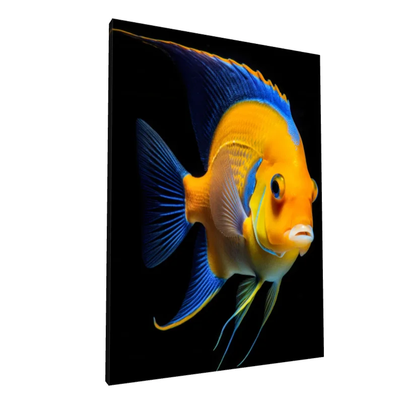 Tablou canvas: Peștele Înger în Tonuri Vibrante