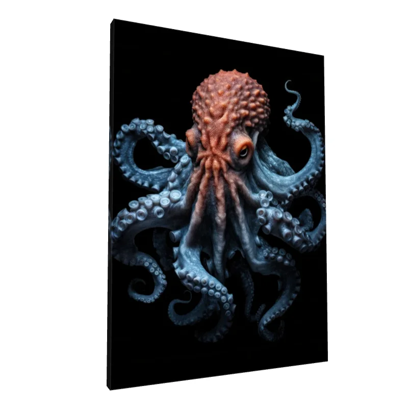 Tablou canvas: Caracatiță Realistă în Tenta Albastră