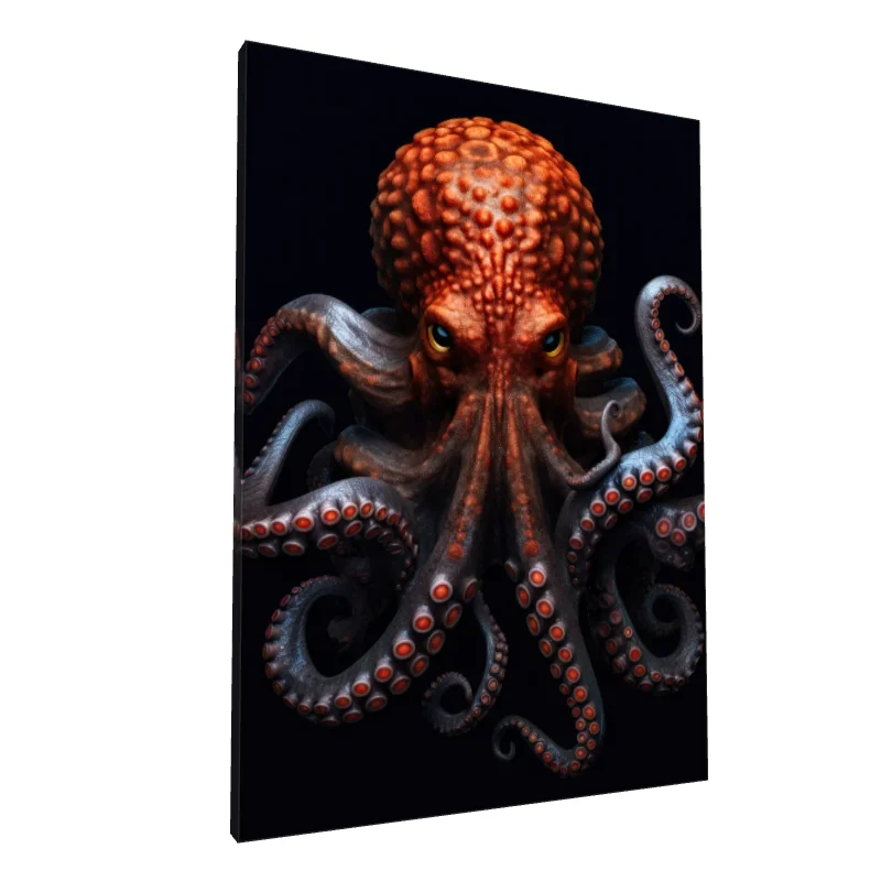 Tablou canvas: Caracatiță în Detalii Vibrante