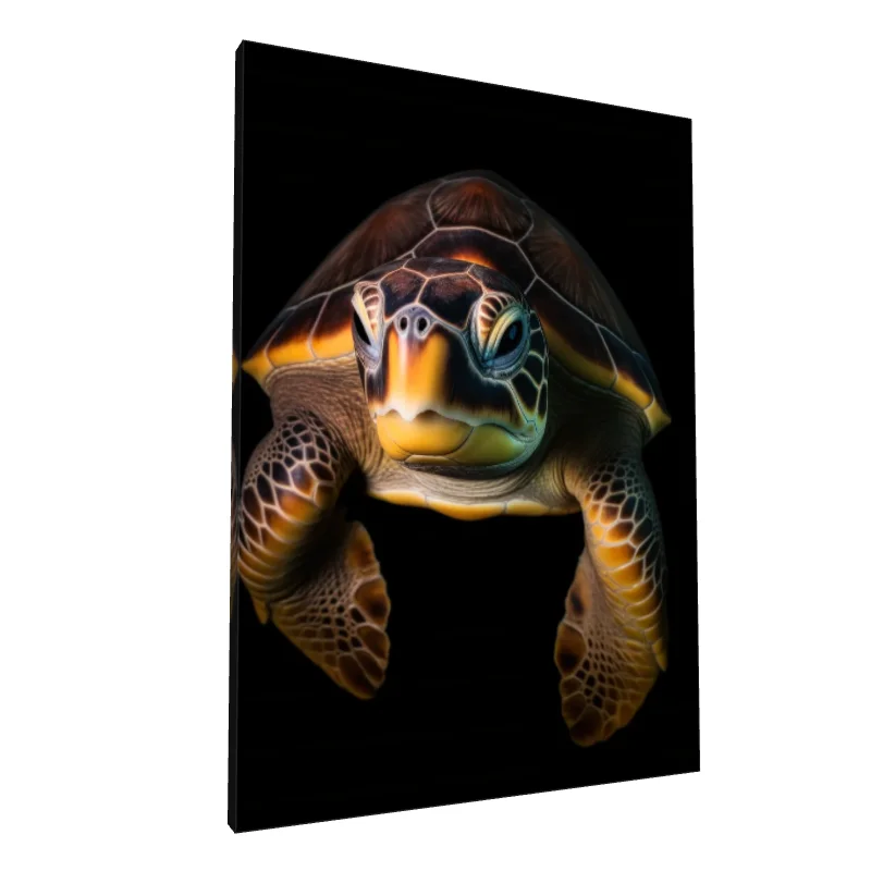 Tablou canvas: Broască Țestoasă Acvatică în Detaliu