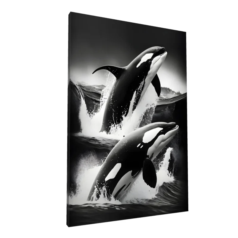 Tablou canvas: Orci Jucăușe în Apă Neagră