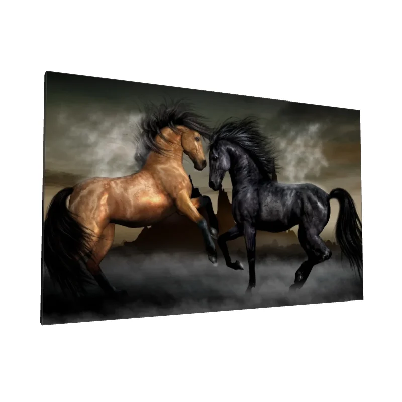 Tablou canvas: Cai Sălbatici în Lumină și Umbre - Image 1