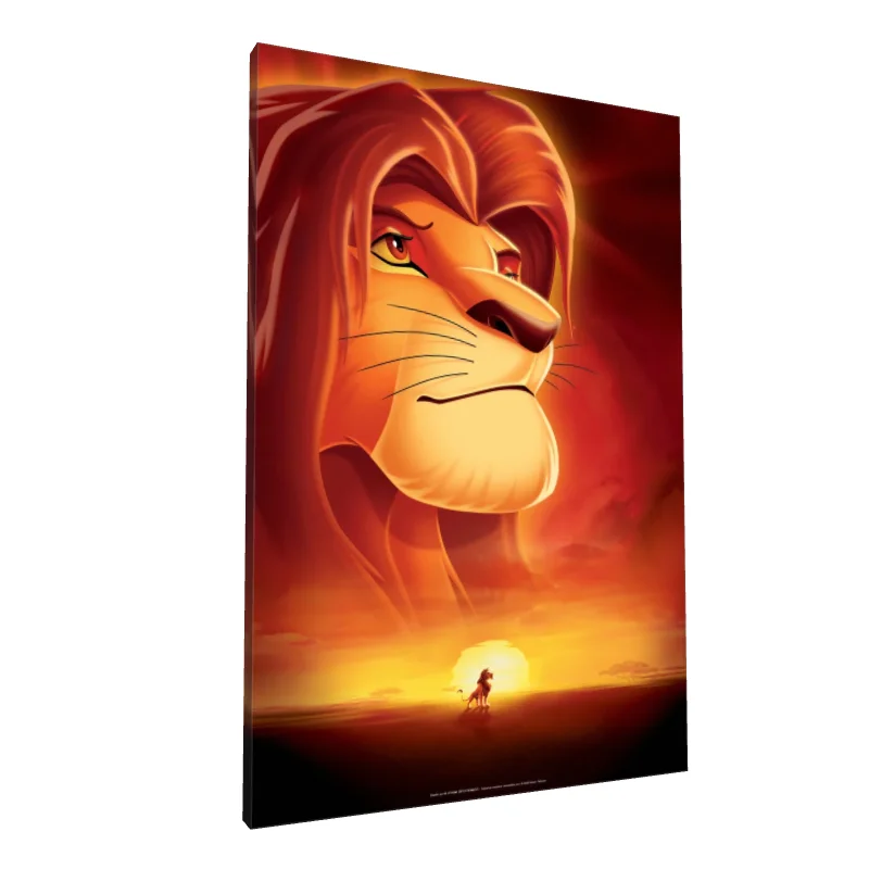 Tablou canvas: Leu Regal la Apus de Soare - Image 1