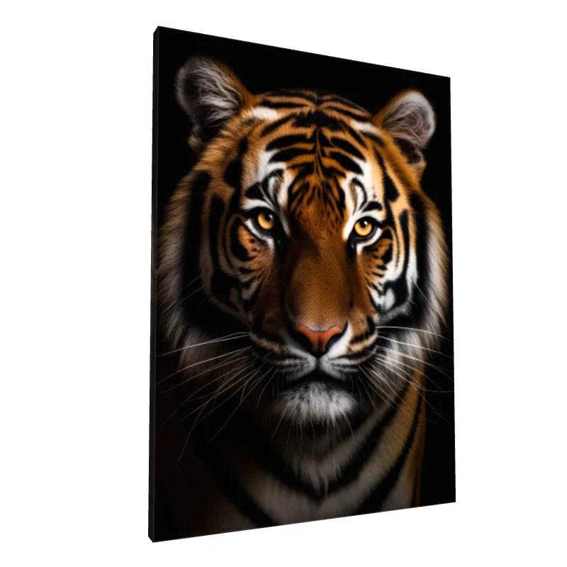 Tablou canvas: Portret Realist de Tigru în Detaliu - Image 1