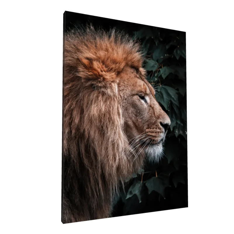 Tablou canvas: Portret de Leu în Profil - Image 1