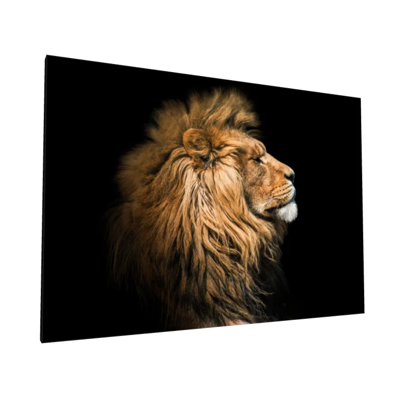 Tablou canvas: Portret Realist de Leu în Profil - Image 1