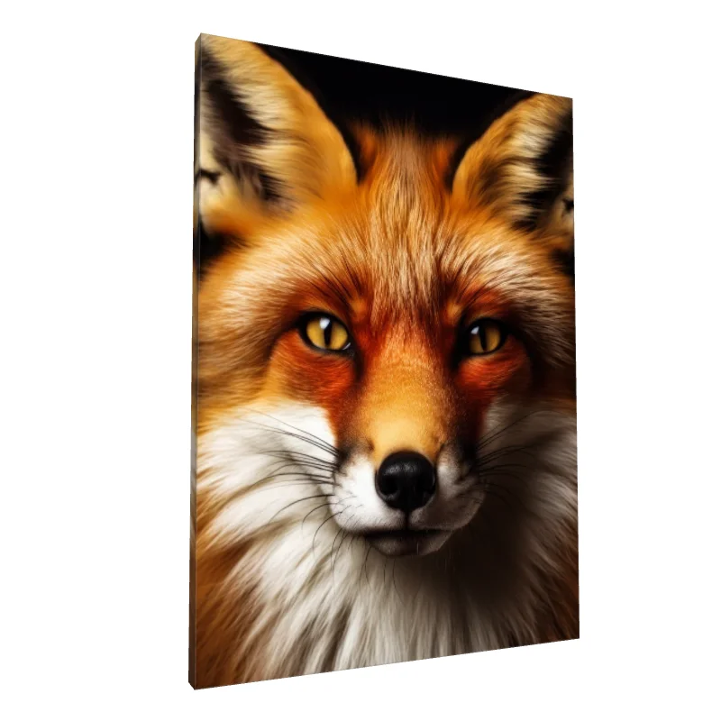 Tablou canvas: Portret Realist de Vulpe Roșcată (2) - Image 1