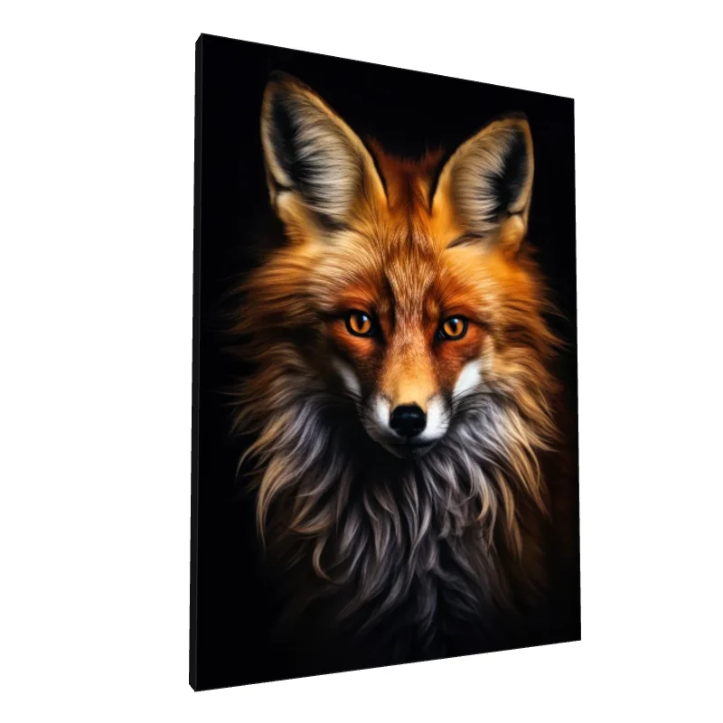 Tablou canvas: Portret Realist Vulpe cu Blană Roșcată