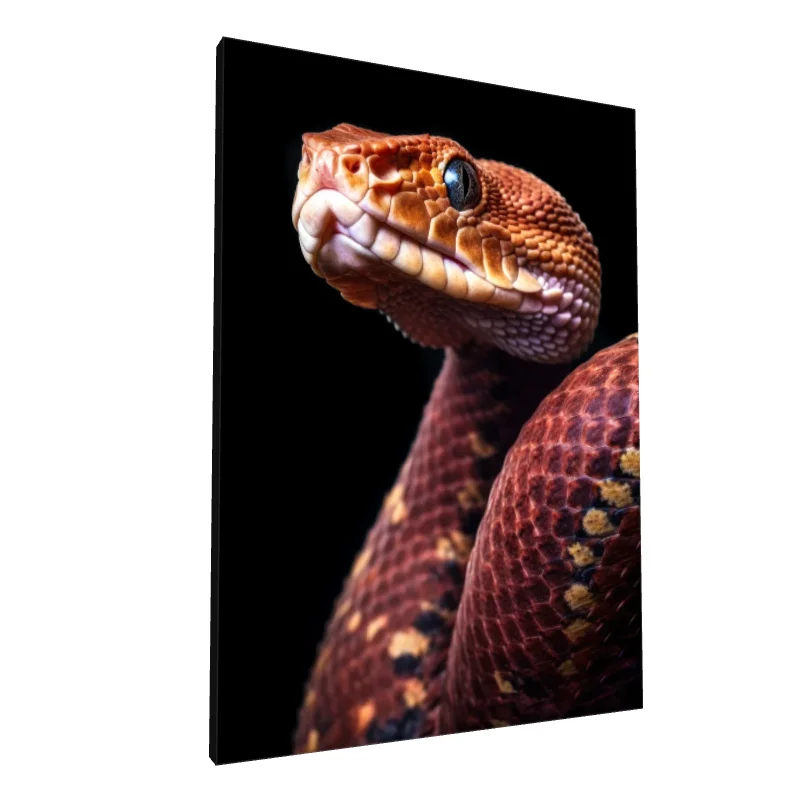 Tablou canvas: Portret Realist de Șarpe în Detaliu