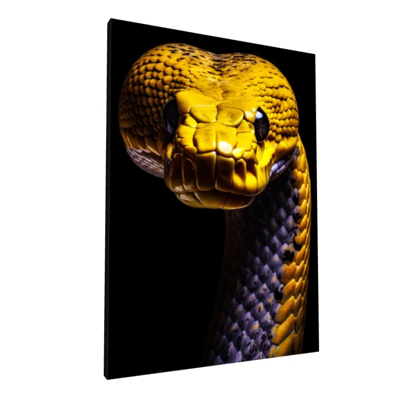 Tablou canvas: Portret de Șarpe în Detalii Intense - Image 1