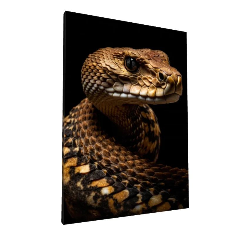 Tablou canvas: Portret Realist de Șarpe în Detalii