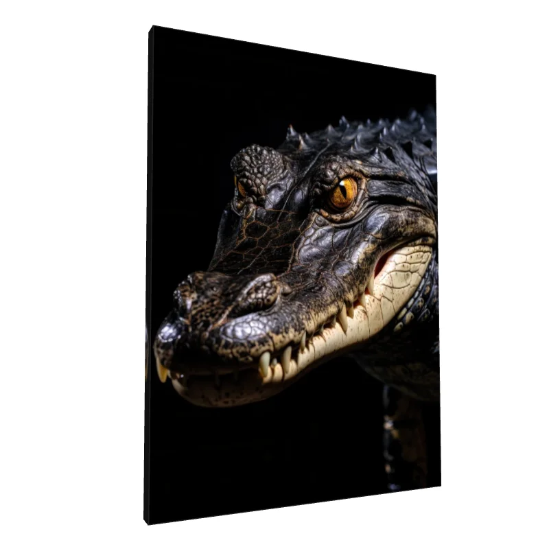 Tablou canvas: Portret Detaliat de Aligator (2) - Image 1