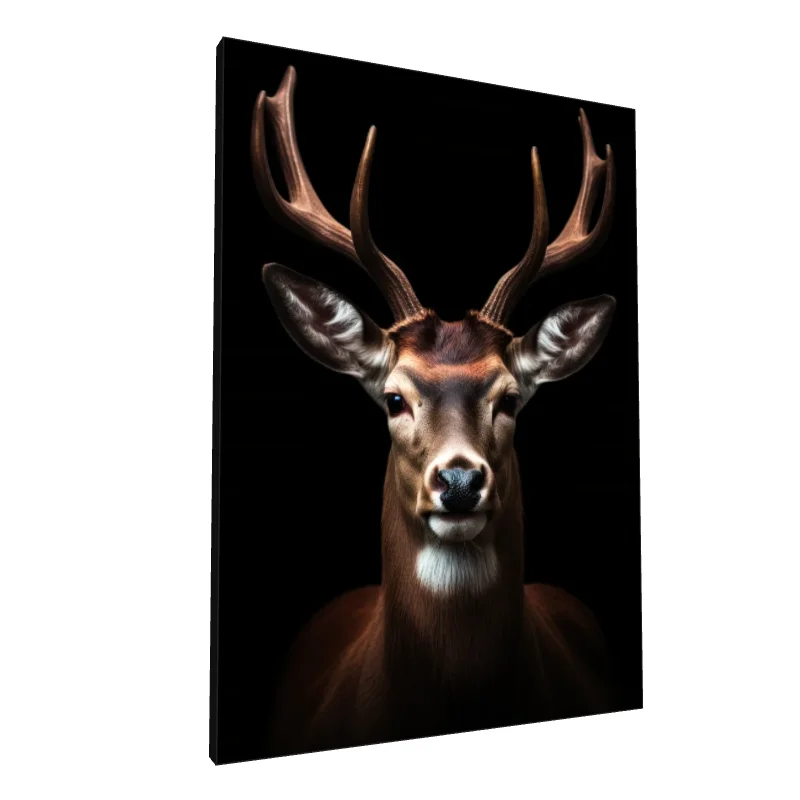 Tablou canvas: Portret Cerb în Lumină Dramatică