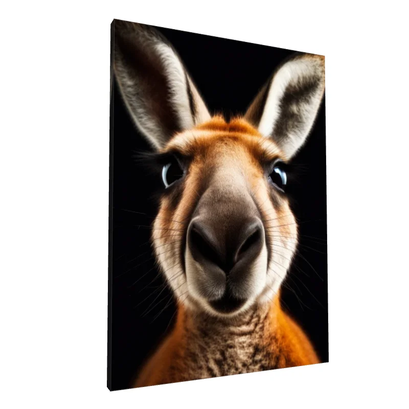 Tablou canvas: Portret Kangur în Detalii Realiste - Image 1