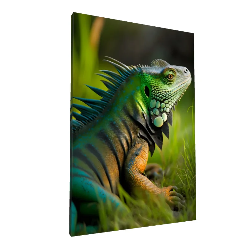 Tablou canvas: Iguana în Peisaj Natural