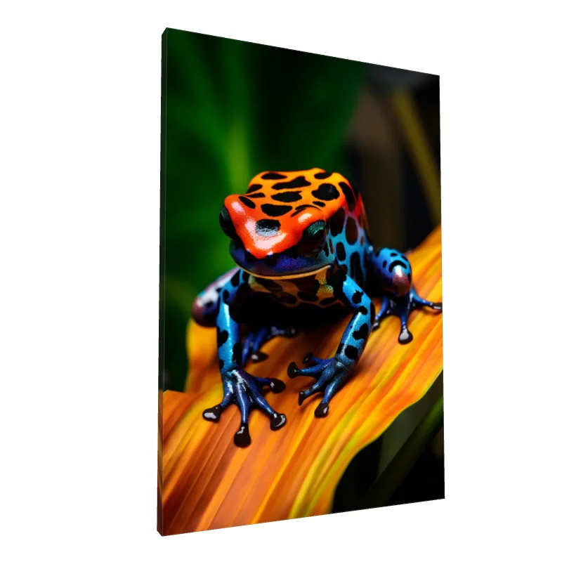 Tablou canvas: Broască Dendrobates în Culori Vibrante - Image 1