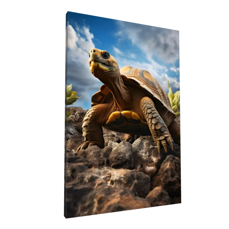 Tablou canvas: Broască Țestoasă Printre Rocile Naturale - Image 1