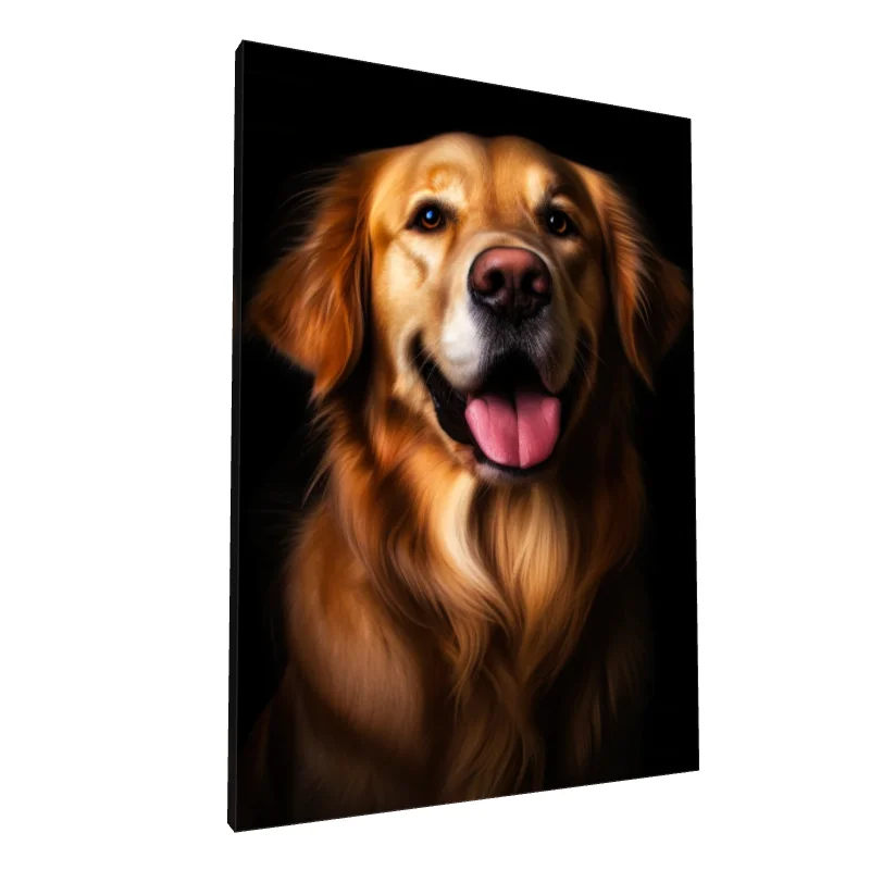Tablou canvas: Portret Realist de Golden Retriever