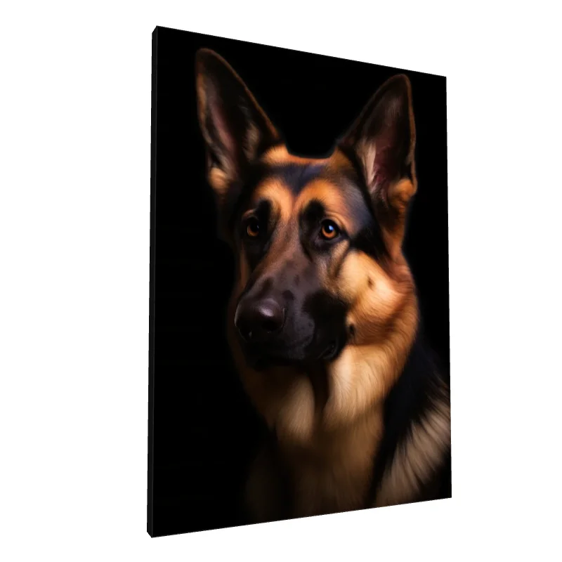 Tablou canvas: Portret Realist de Ciobănesc German - Image 1