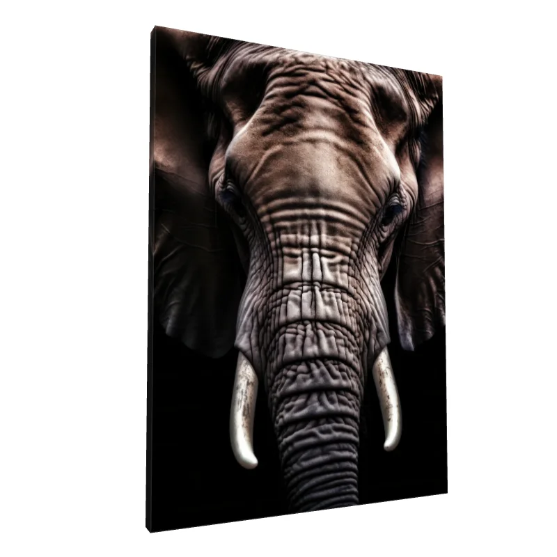 Tablou canvas: Portret Realist de Elefant - Image 1