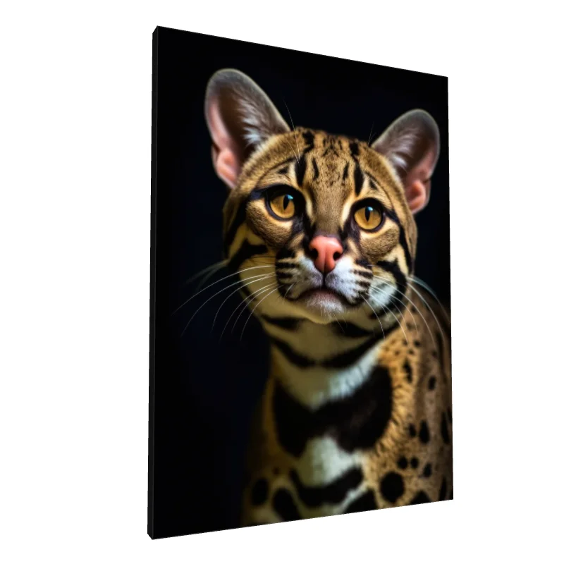 Tablou canvas: Portret de Ocelot în Detalii Realiste - Image 1