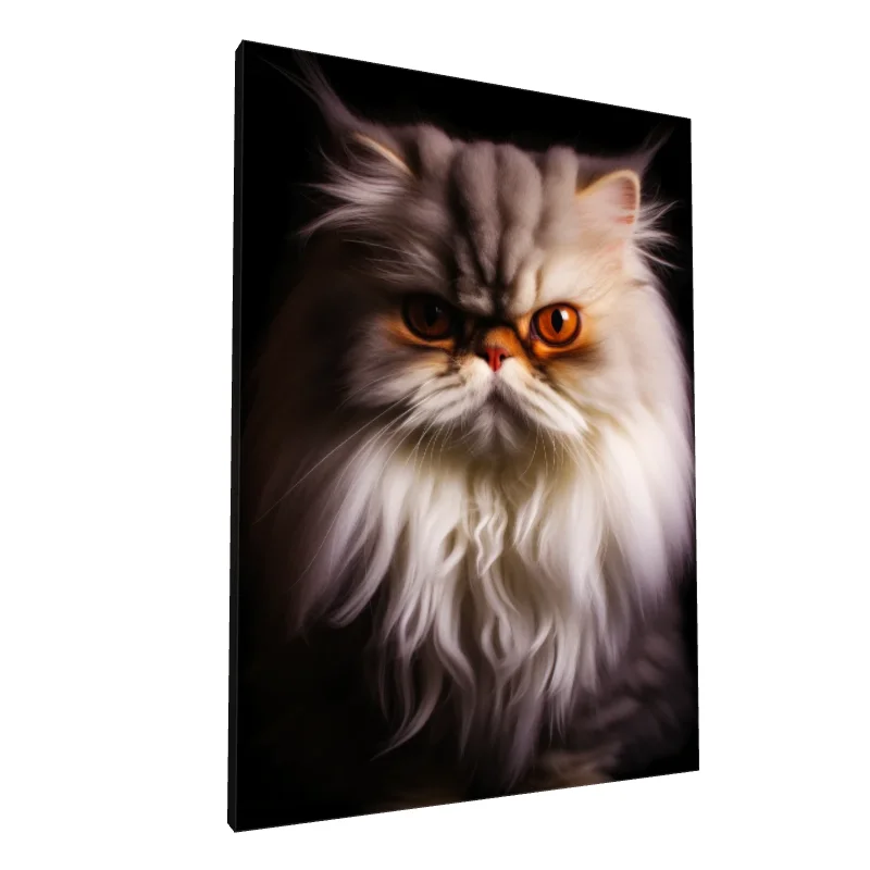 Tablou canvas: Portret Pisică Persană cu Ochi Intensi