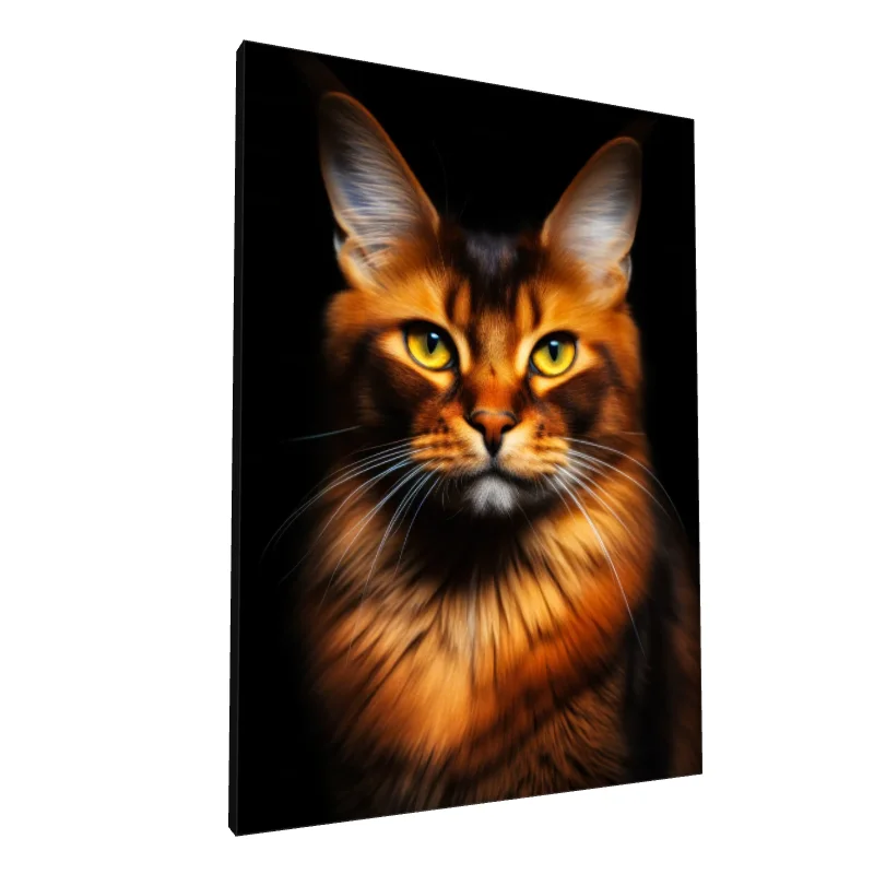 Tablou canvas: Portret Pisică cu Blană Aurie