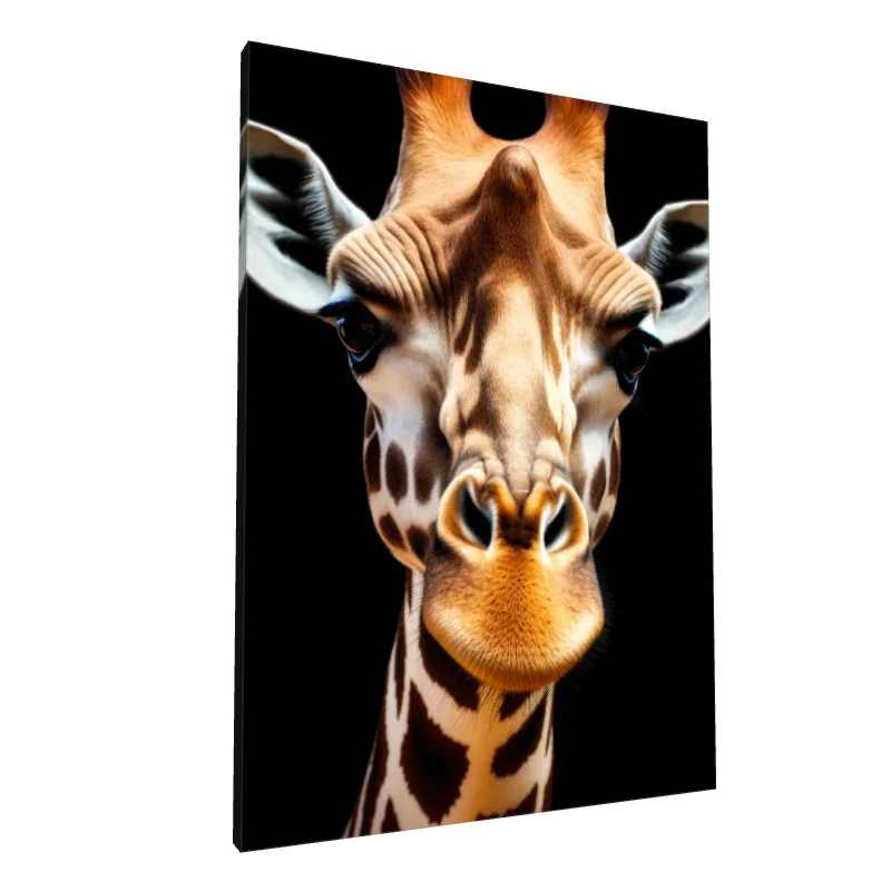 Tablou canvas: Portret Realist Girafă în Prim Plan - Image 1