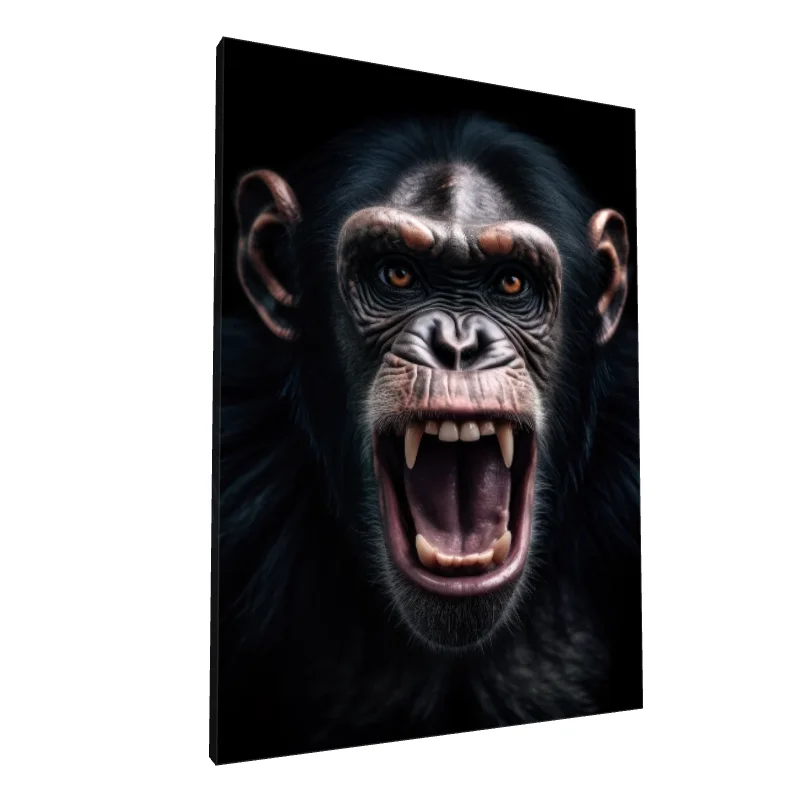 Tablou canvas: Portret Realist de Cimpanzeu 3 - Image 1