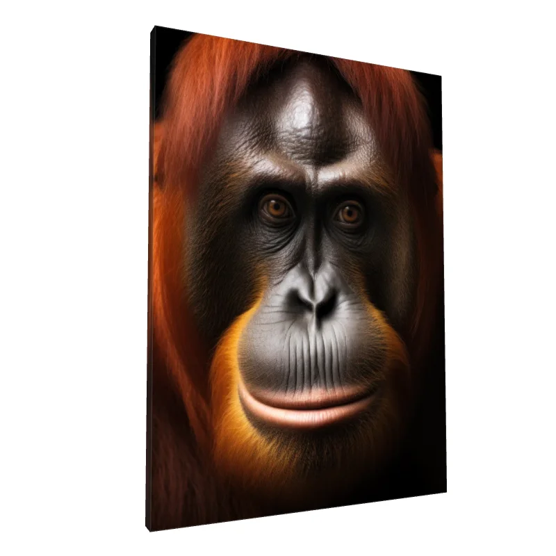 Tablou canvas: Portret Realist de Orangutan - Image 1