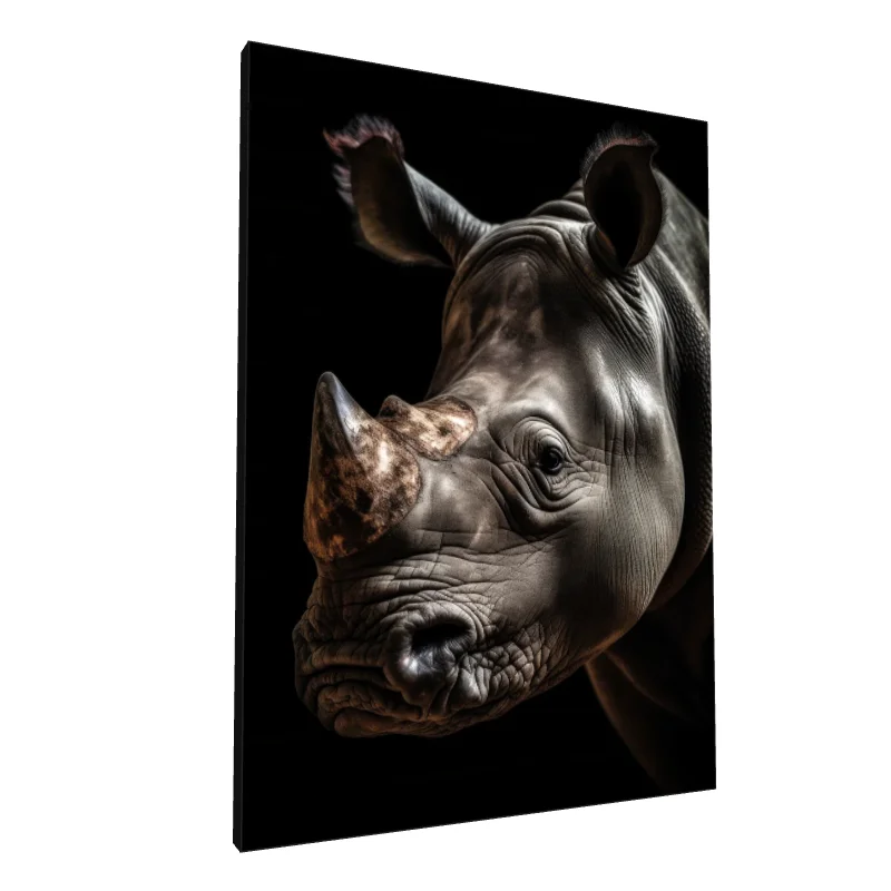 Tablou canvas: Portret Realist de Rinocer în Detaliu