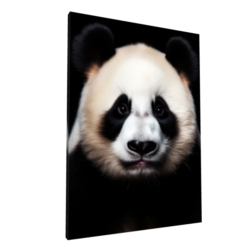 Tablou canvas: Portret Panda în Detalii Reale