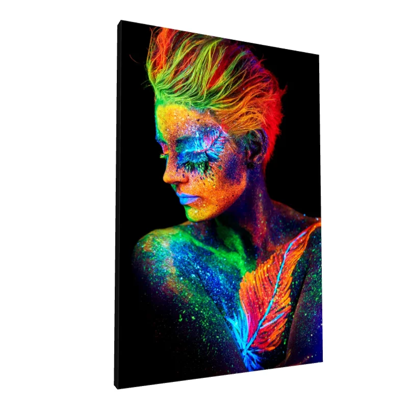 Tablou canvas: Portret Neon în Stil Artistic 2 - Image 1