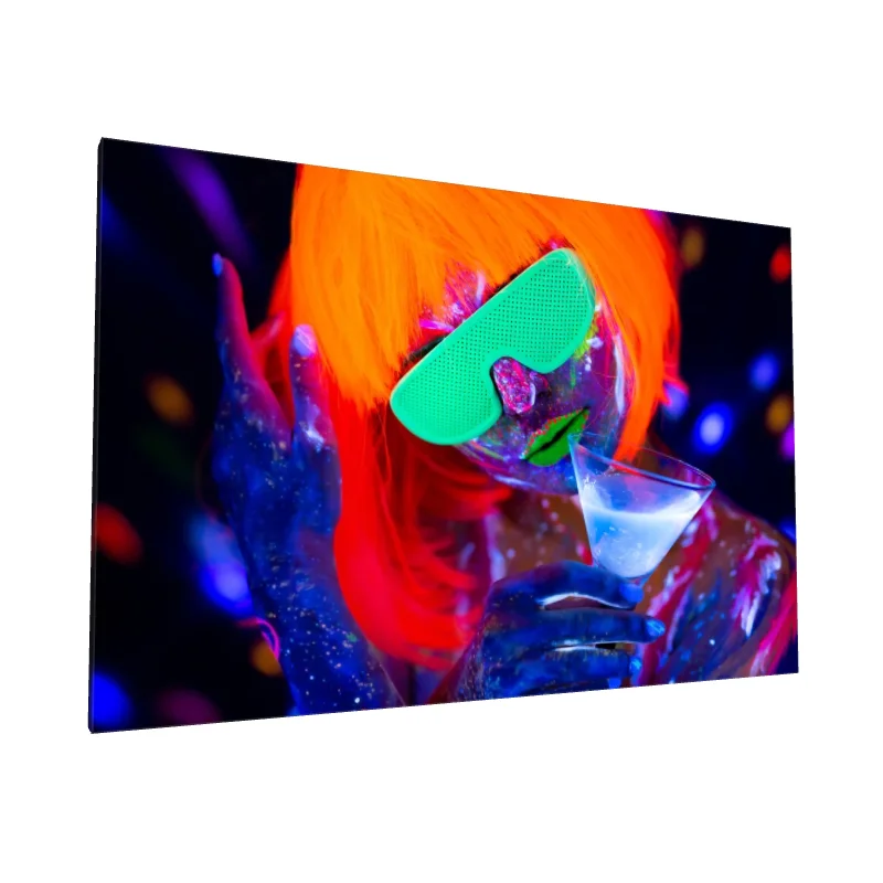 Tablou canvas: Portret Neon în Lumină UV 7