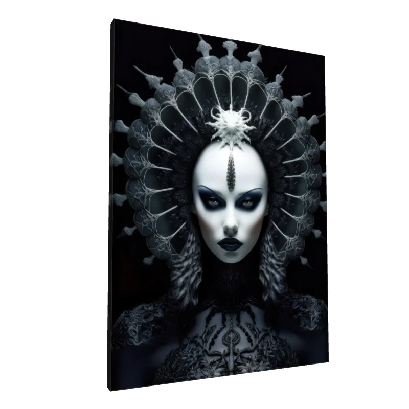 Tablou canvas: Portret Regal cu Elemente Baroce