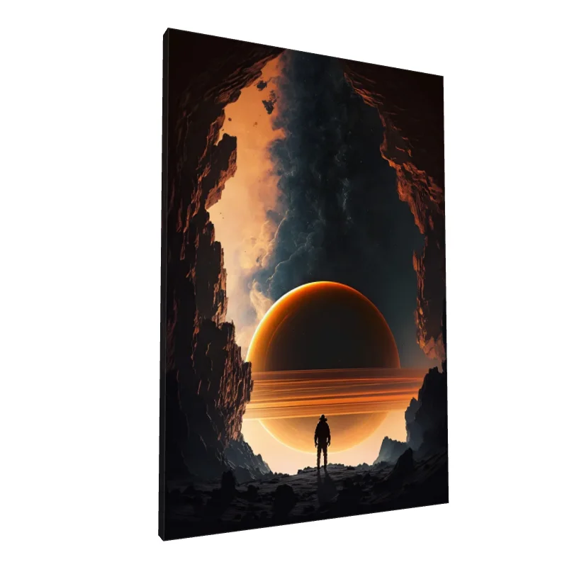Tablou canvas: Explorator în Peșteră Cosmică - Image 1