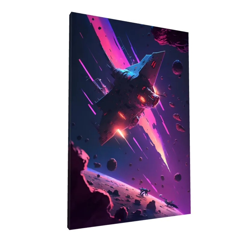 Tablou canvas: Navă Spațială în Viteza Luminii - Image 1