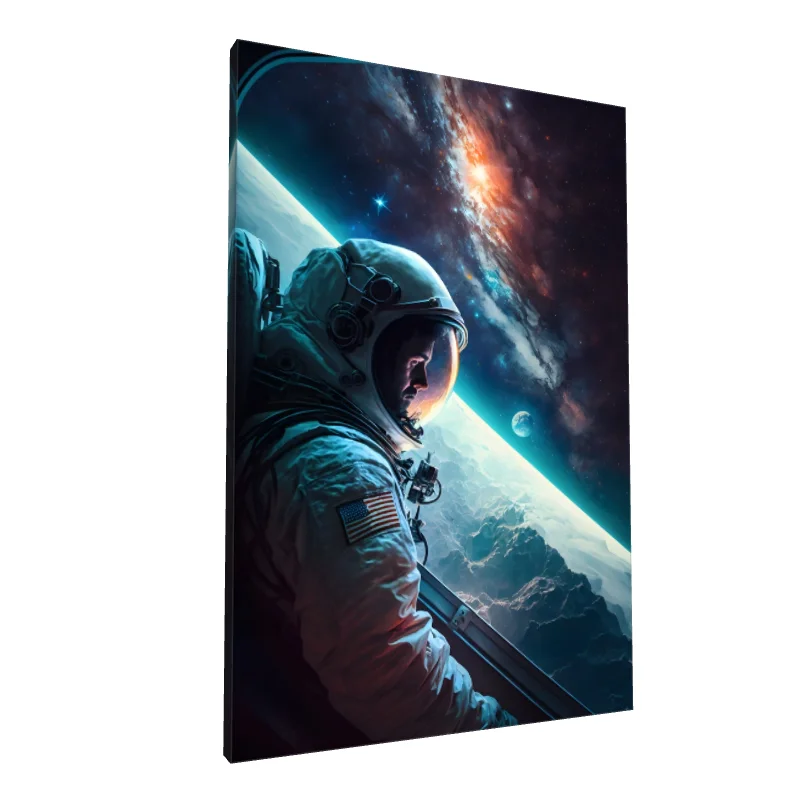 Tablou canvas: Astronaut Privind spre Cosmos - Image 1