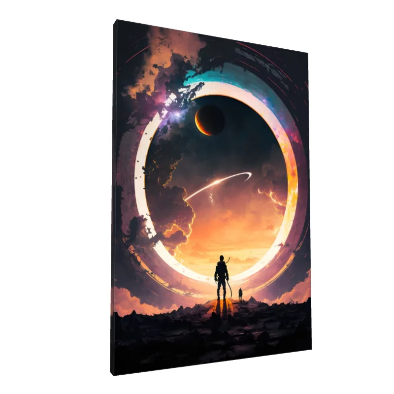 Tablou canvas: Astronaut la Orizontul Spațial