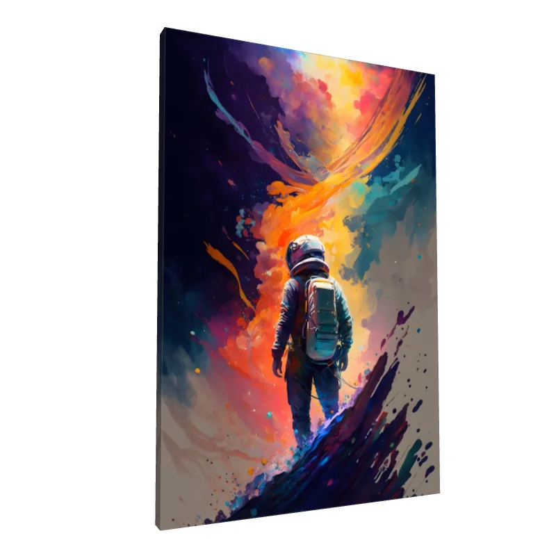 Tablou canvas: Astronaut în Culoare Cosmică