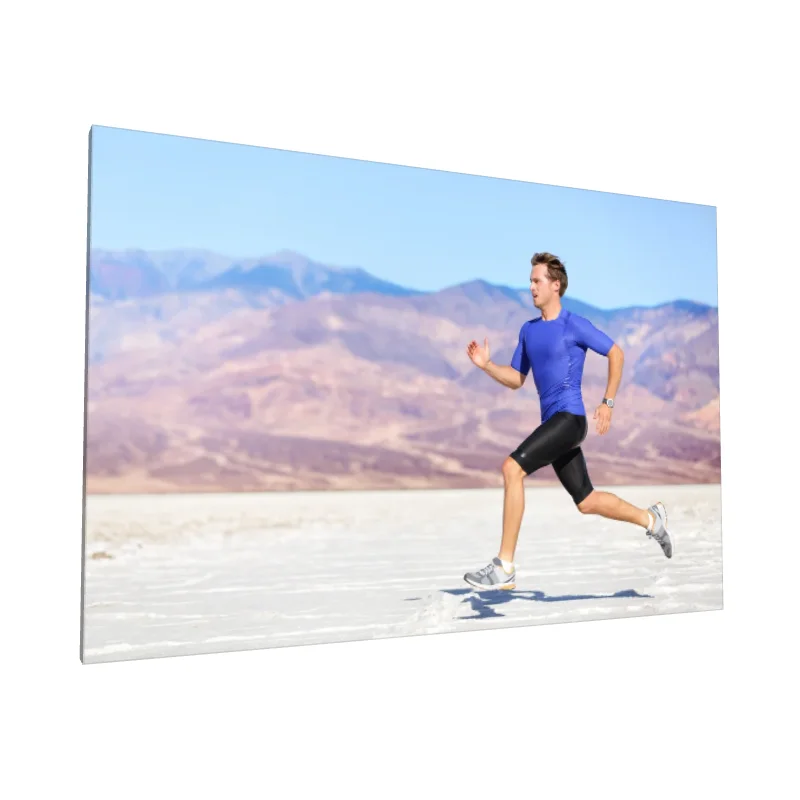 Tablou canvas: Alergător pe Peisaj Montan Arid