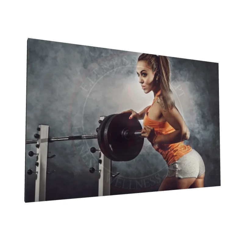 Tablou canvas: Femeie Antrenându-se cu Haltere